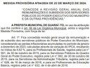 Câmara valida MP que instituiu data base de 4,62% para todos os servidores municipais de Guaraí